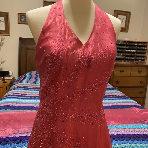 #28) Evening Gown: Strawberry Starburst - Picture 5 of 11